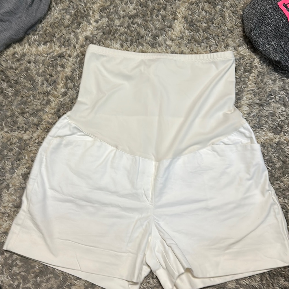 Gap Maternity White Shorts
